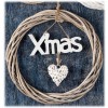 Ghirlanda in salice naturale XMAS Diametro Cm. 31