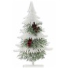 Albero di Natale spugna glitterato Cm. 40x21