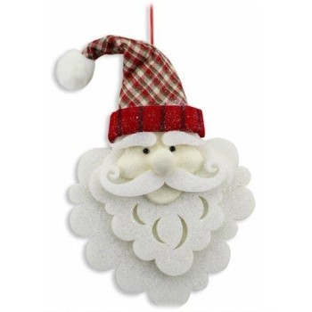 Babbo Natale spugna glitterato sagomato Cm. 60x40