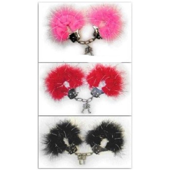 Manette peluche in metallo elegance