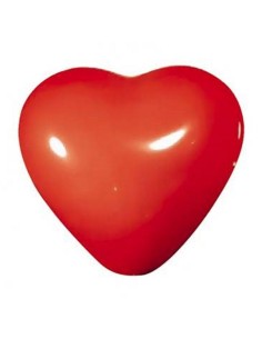 Palloncini lattice cuore rosso 11" Cm. 25 - Blister 8 pezzi