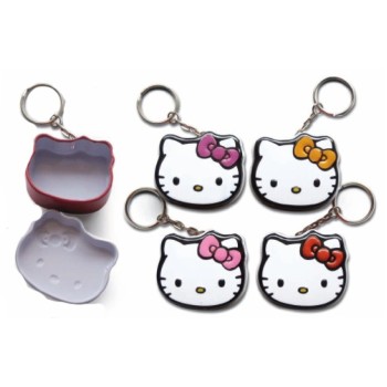 Portachiavi con scatolina sagomata Hello Kitty