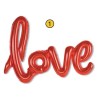 Scritta mylar Love rossa Cm. 108x64 in blister