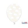 Palloncini lattice monocolore High Quality 11" Cm. 30 Nuvolette Trasparenti Crystal - Confezione 50 pz