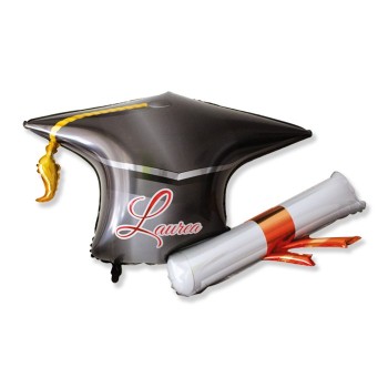 Palloncino mylar "Laurea" Cm. 97x78 - Blister singolo