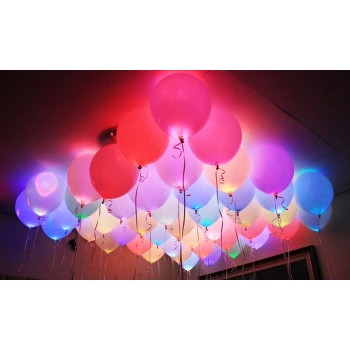 Led per palloncini multicolor RGB - Blister 20 pezzi