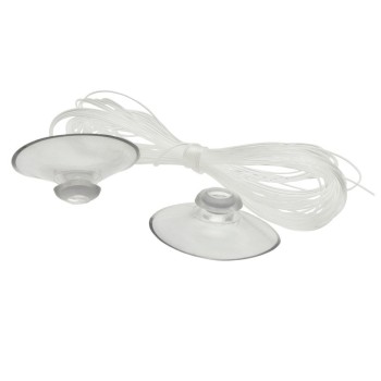 Kit per appendere decorazioni di palloncini con 6 ventose e 12 metri filo