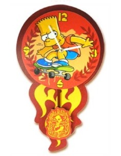 Orologio da parete sagomato con pendolo Bart