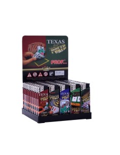 Accendino classico ricaricabile Prof "Poker"