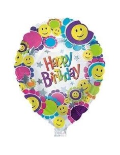 Palloncino mylar 18" - Happy Birthday Smile