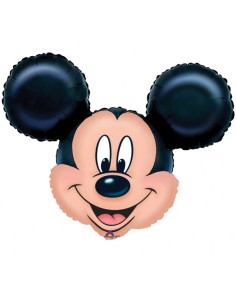 Palloncino mylar Super Shape Disney - Topolino Face Cm. 69x53