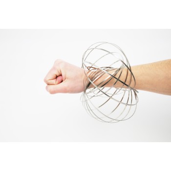 Flow Bracelet Silver - Braccialetto molla Silver