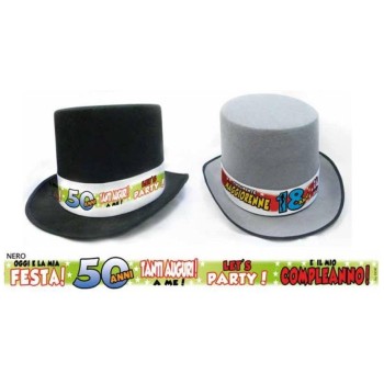 Cappello cilindro Oggi è la mia festa! - 50 Anni