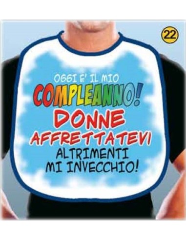 Bavaglione maxi - Compleanno