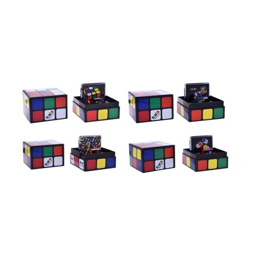 Set regalo Rubik's con portasigarette e accendino in box quadrato