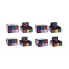 Set regalo Rubik's con portasigarette e accendino in box quadrato