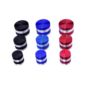 Expo 9 Grinder in metallo rigato colorato Champ - Mis. 40-50-60mm 2