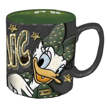 Tazza mug ceramica Paperina militare