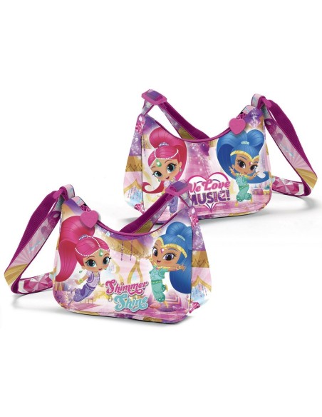 Borsetta tracollina ovale Shimmer and Shine fronte/retro