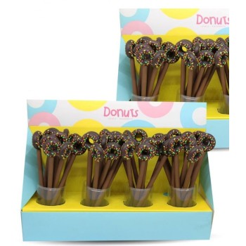 Penna resina ciambella "Donuts" Cm. 18
