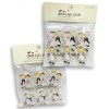 Set 6 mollette chiudipacco / segnaposto "Wedding"