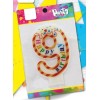 Candelina per torta Big Cm. 12,5 - Happy Birthday multicolor - N. 9