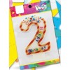 Candelina per torta Big Cm. 12,5 - Happy Birthday multicolor - N. 2