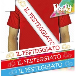 Fascia in tessuto "Il Festeggiato"