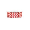 Nastro ribbon zig zag 25 Mm / 10 Mt - Rosso
