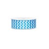 Nastro ribbon zig zag 25 Mm / 10 Mt - Turchese