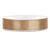 Nastro raso satin 12 Mm / 25 Mt - Light Gold