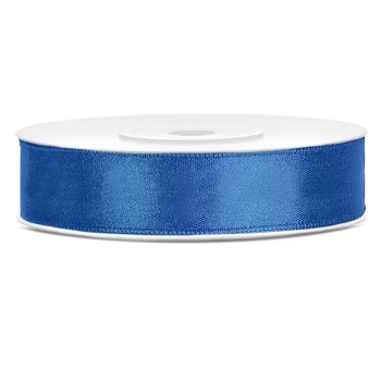 Nastro raso satin 12 Mm / 25 Mt - Royal Blue