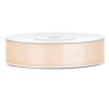 Nastro raso satin 12 Mm / 25 Mt - Crema