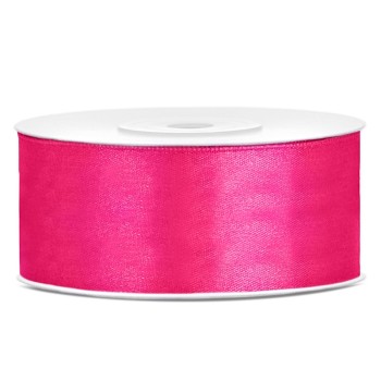 Nastro raso satin 25 Mm / 25 Mt - Dark Pink