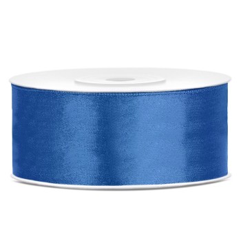 Nastro raso satin 25 Mm / 25 Mt - Royal Blue