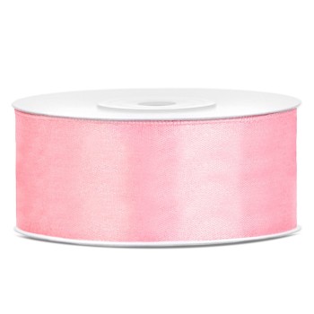 Nastro raso satin 25 Mm / 25 Mt - Light Pink