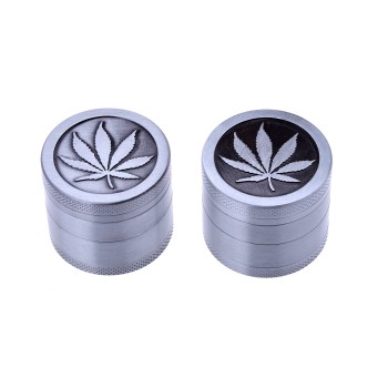 Grinder in metallo 3 strati "Foglia" 40mm 2