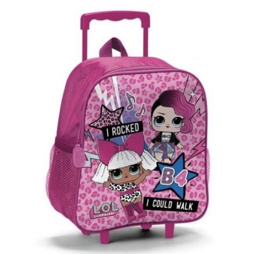 Zainetto scuola asilo medio con trolley LOL Surprise "I Rocked"