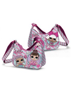 Borsetta tracollina mezzaluna deluxe fronte/retro LOL Surprise "What's The Buzz"