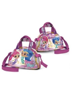 Borsetta bowling due manici e tracollina Shimmer & Shine fronte/retro