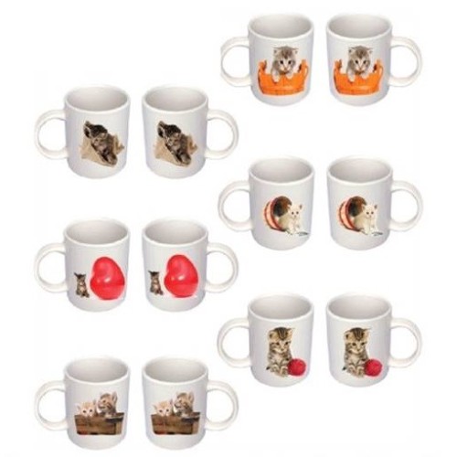 Tazza mug ceramica gatti "I Love Cat"