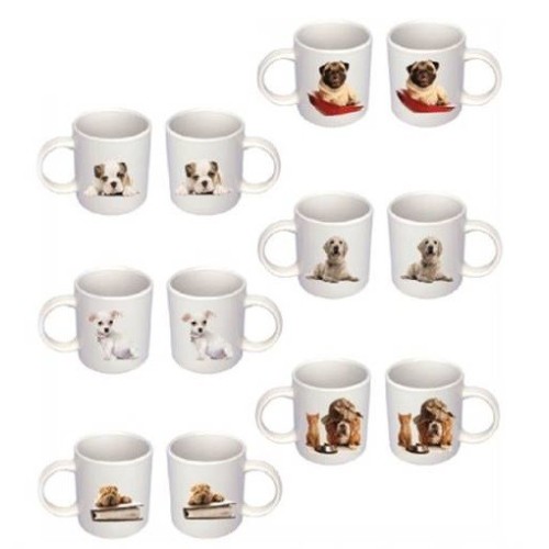 Tazza mug ceramica cani "I Love Dog"