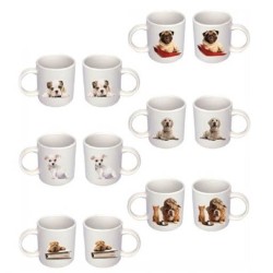 Tazza mug ceramica cani "I Love Dog"