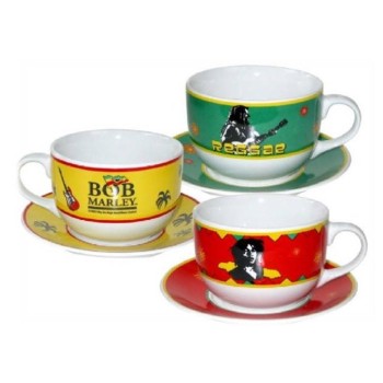 Tazzone colazione jumbo con piatto Bob Marley