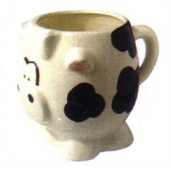 Tazza mug ceramica Mucca 3D "Face"