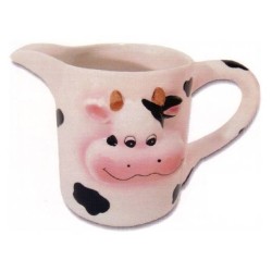 Caraffa ceramica 3D Mucca
