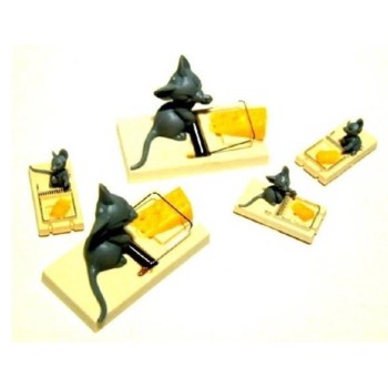 Molletta con clip trappola topolino con formaggio