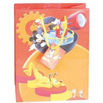 Busta regalo patinata piccola Topolino