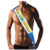 Fascia in tessuto umoristica "Mister Sposo Novello"