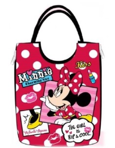 Borsa shopper maxi tela Minnie Cm. 37x41x12